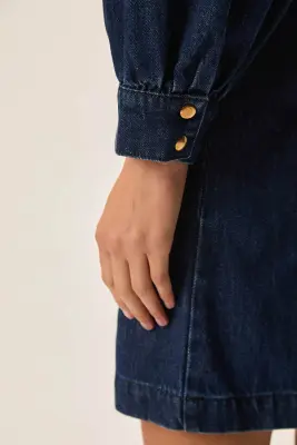 Robe Lais Indigo — photo 3
