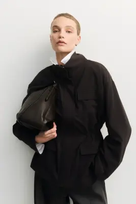 Veste en jersey romanite - Marron foncé — photo 2