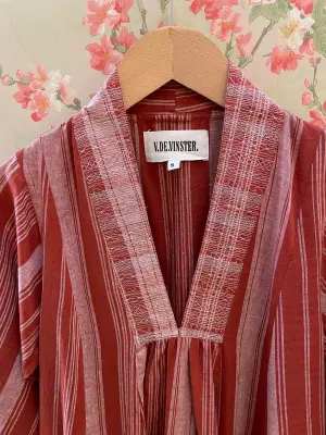 Robe Jil Stripe Terracotta Virginie de Vinster. -50% — photo 2