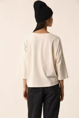 Tee-shirt Janou Creme — photo 5