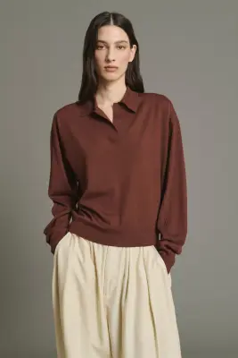 PULL FLEMING ACAJOU — photo 3
