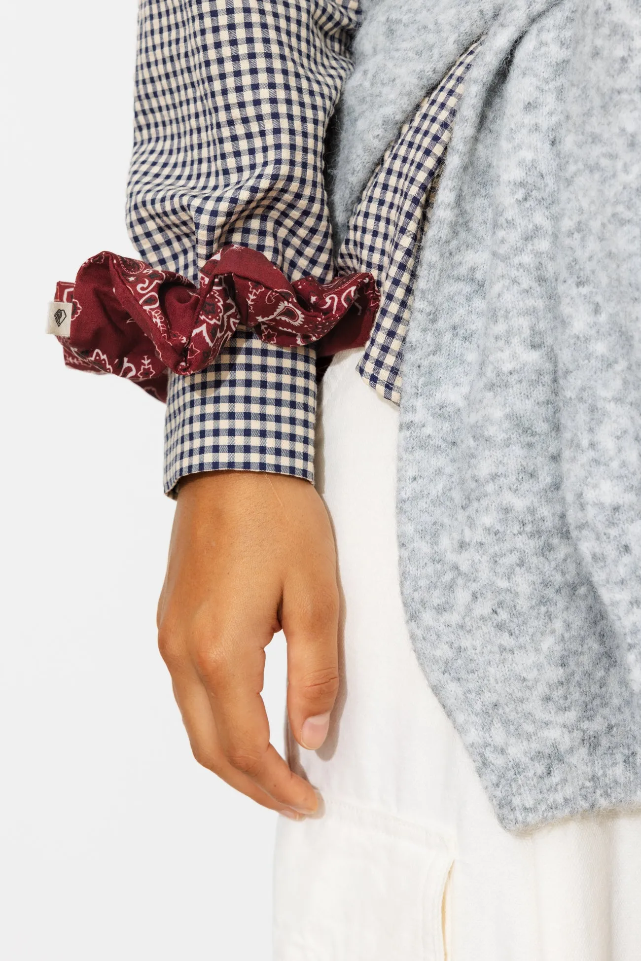 Chouchou motif bandana Femme