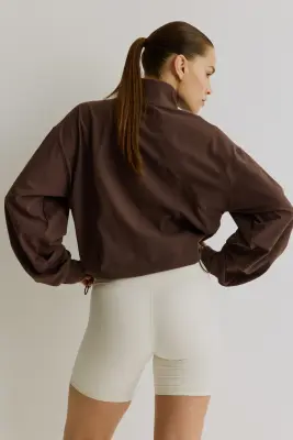 Veste de survêtement de sport SoftMove™ - Moka chocolat — photo 3