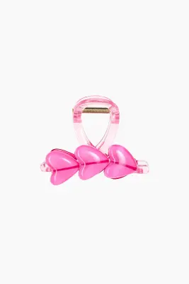 Pince à cheveux avec cœurs - Rose/cœurs — photo 2