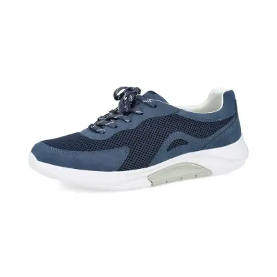 Baskets Gabor 66.923.26 Bleu Marine - Nubuck Lacets Rollingsoft Grande Pointure Femme — photo 1
