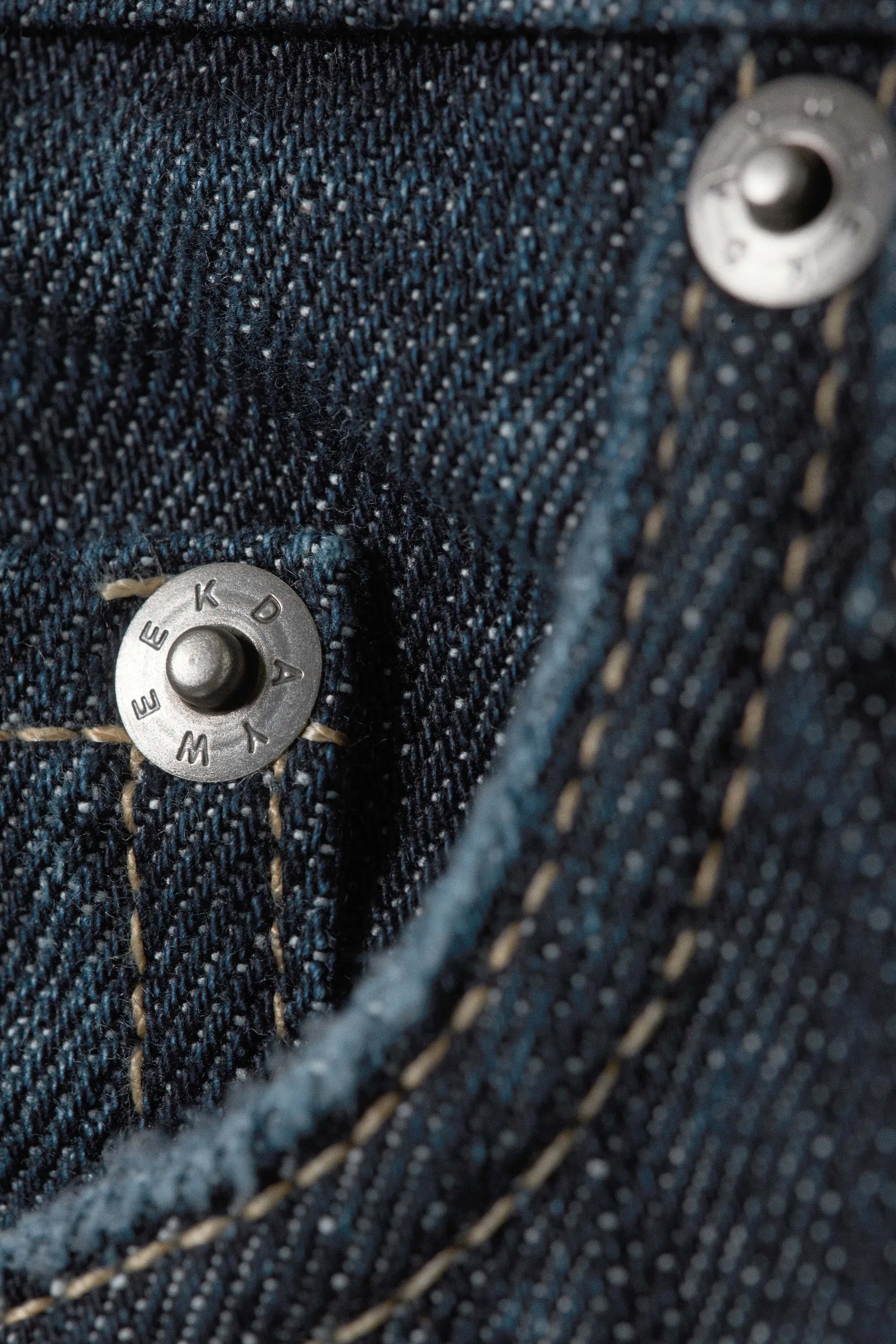 Jean droit standard taille mi-haute Laika - Bleu profond - Bleu foncé