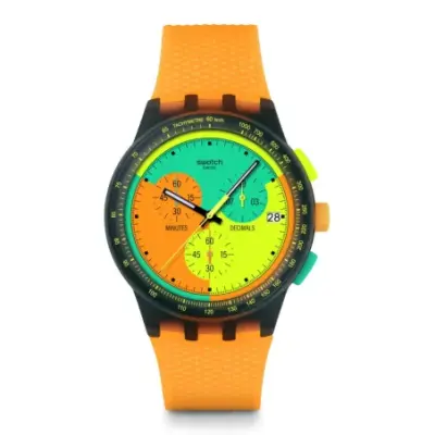 Swatch Chrono SUSB422 - SWATCH NEON SIGNAL FLAG — photo 1