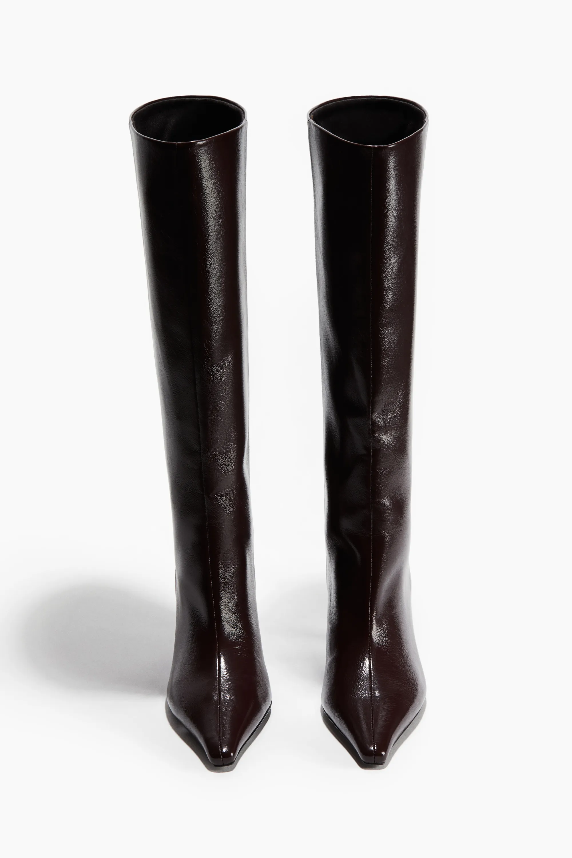 Bottes de hauteur genou - Marron foncé