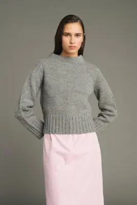 PULL JENNAH GRIS — photo 3