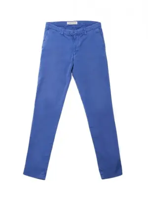 Pantalon chino en coton bleu roi Prix boutique 120€ Taille S — photo 1