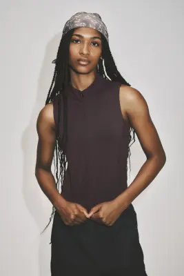 Veste running Slim Fit sans manches SculptMove™ - Bruyère foncé — photo 1