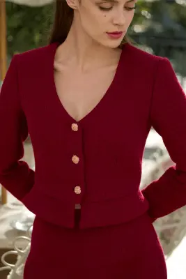 Milana Cotton Tweed Two Piece — photo 3