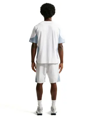Sleeve Top White/Lt Armory Blue/Wolf Grey — photo 3