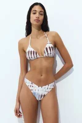 Bas de maillot string - Beige clair/batik — photo 1