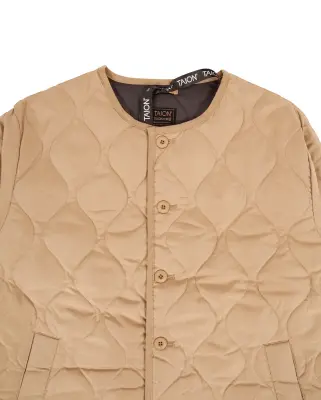 Military Crewneck Down Coat Coyote — photo 2