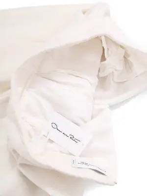 Pantalon taille haute en laine blanc crème Prix boutique 1750€ Taille 36 — photo 2