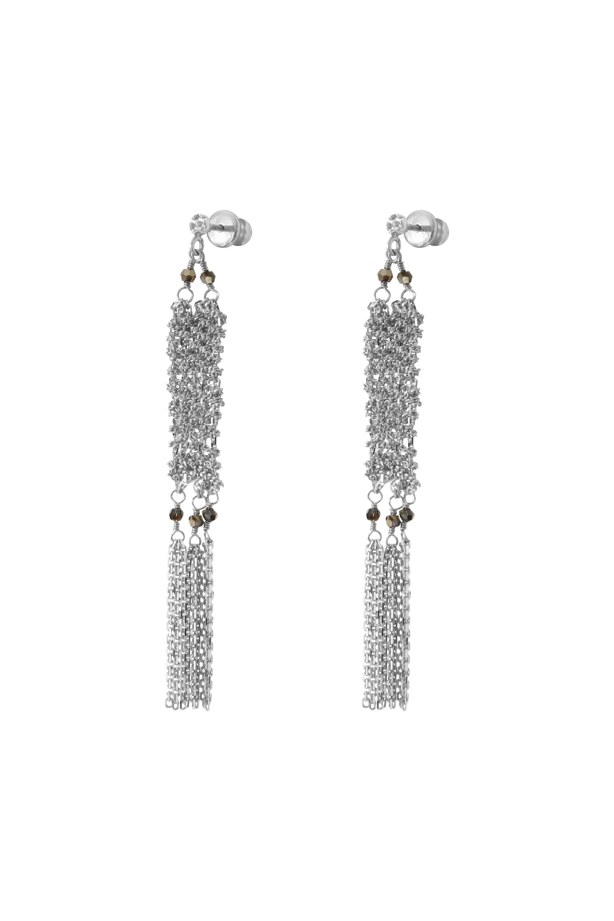 Boucles d'oreilles argent MLS 573 - Marie Laure Chamorel