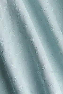 Robe asymétrique en tissu jacquard - Turquoise ancien clair — photo 4