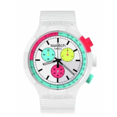 Swatch Neon SB06W100 - SWATCH THE PURITY OF NEON — photo 1