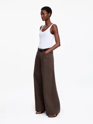 Jean large oversize CEDAR - Marron — photo 2