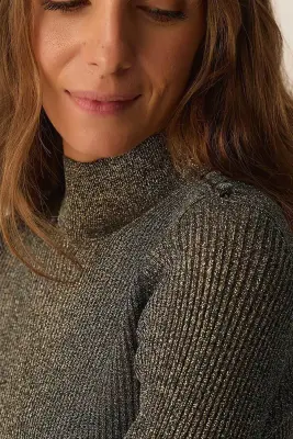 Pull Agaton Lurex Silver — photo 3