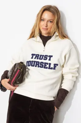 Sweat-shirt "trust yourself" — photo 4