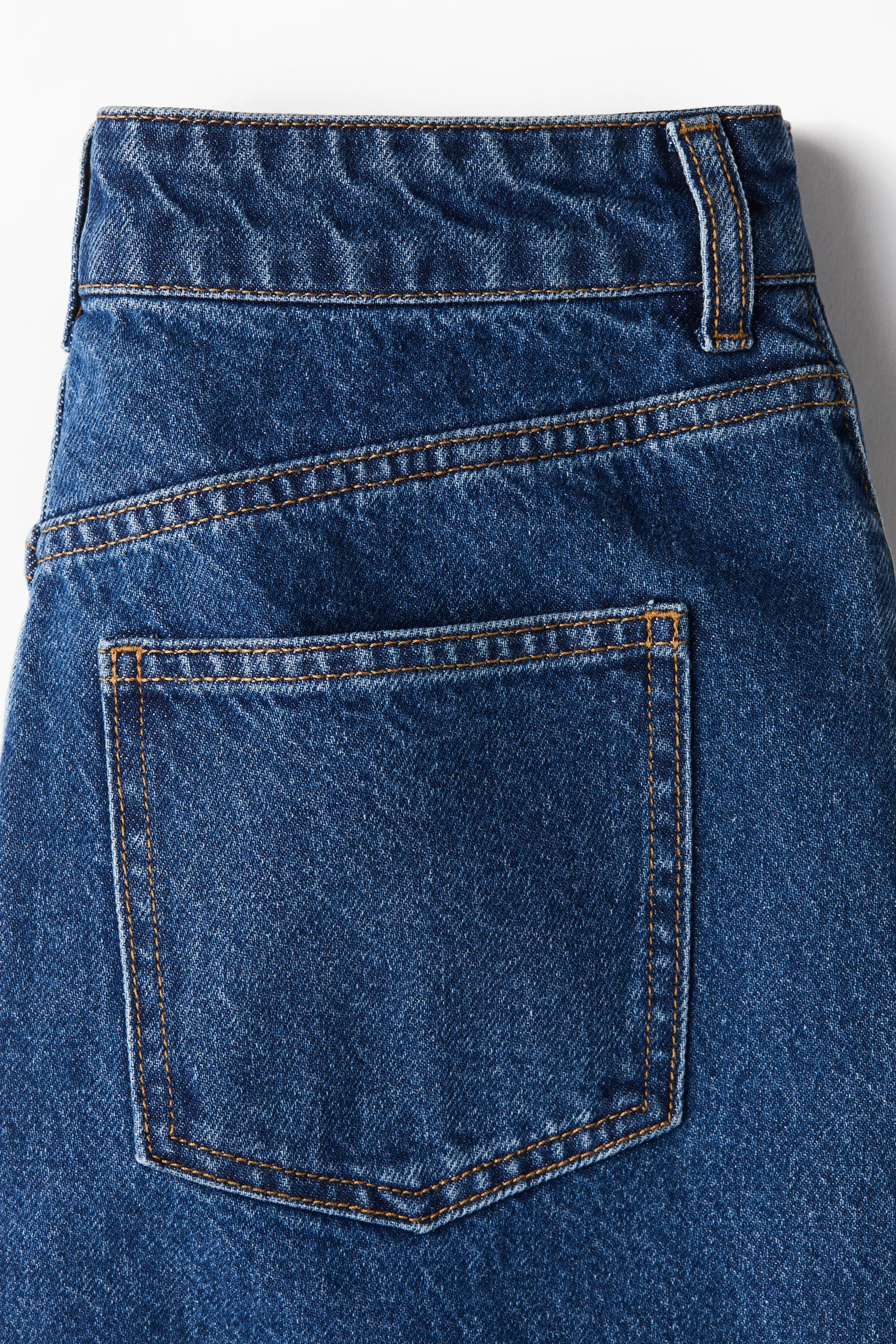 Jupe en denim - Bleu denim foncé