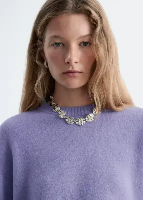 Pull en maille - Lilas — photo 3