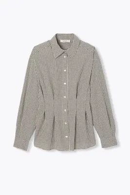 Chemise cintrée à carreaux
