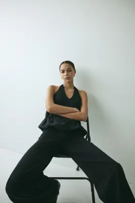 Tailored trousers - Noir — photo 1