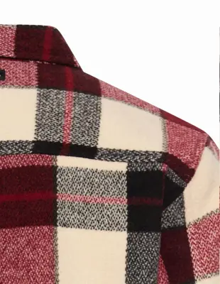 CAMEL ACTIVE VESTE DOUBLEE CARREAUX Bordeaux — photo 5
