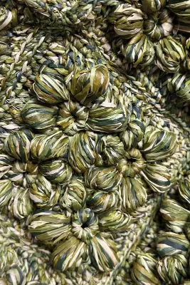Grand Sac Fleurs de Raphia — photo 4