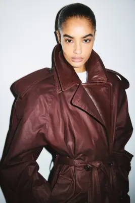 Trench-coat KW - Marron foncé — photo 1