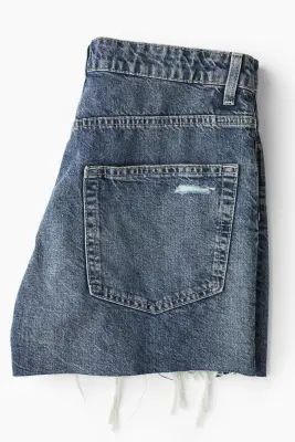Short Regular en denim - Bleu denim — photo 2