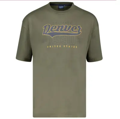 ADAMO TEE SHIRT DENVER Kaki — photo 2