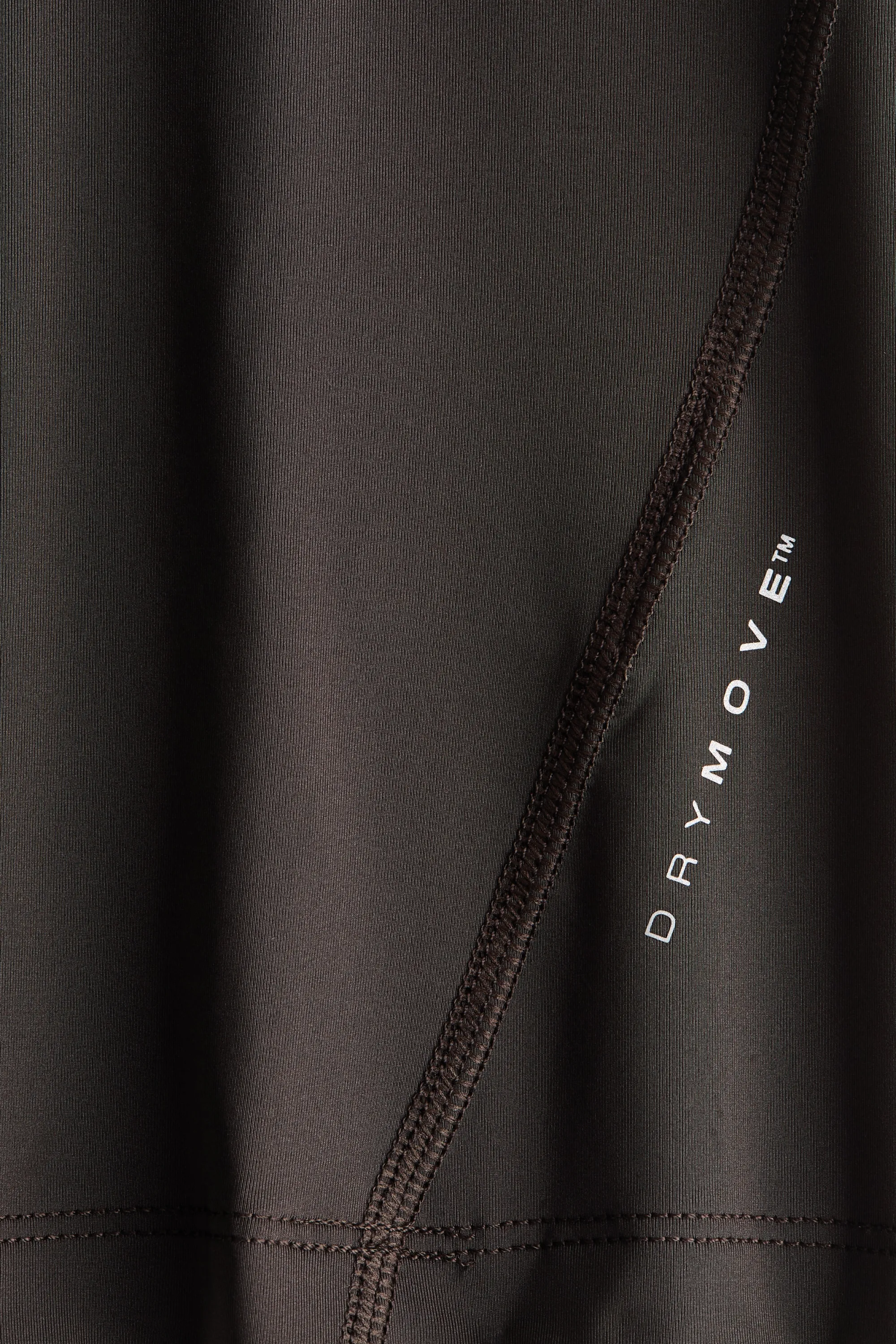 T-shirt de sport Compression Fit DryMove™ - Dark coffee