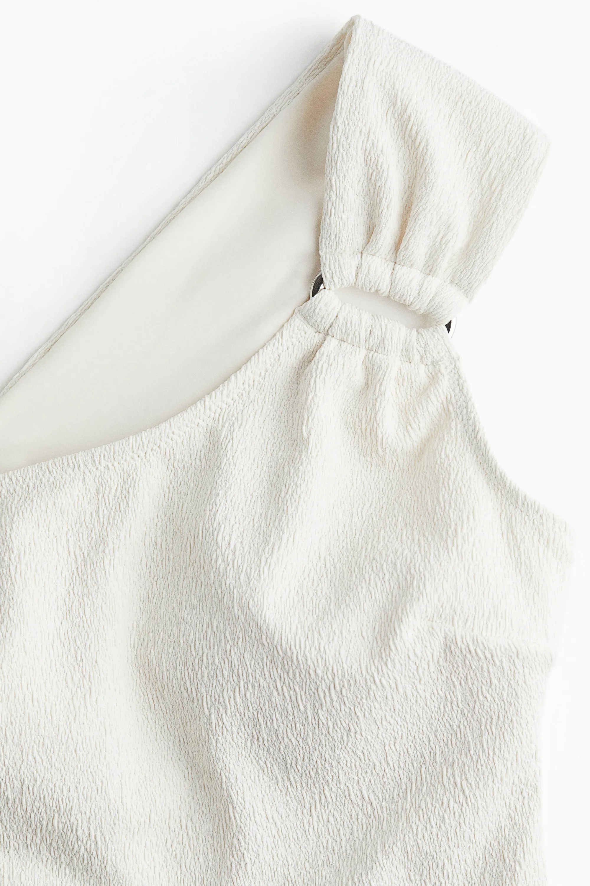 Maillot de bain asymétrique paddé - Blanc