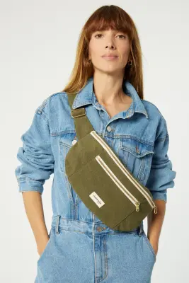 Sac banane Orsel L coton recyclé Rive Droite — photo 5