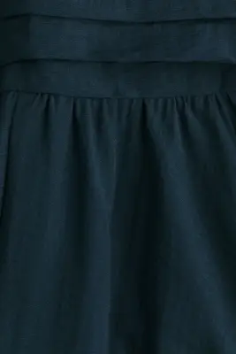 Robe asymétrique avec détail façon corde - Bleu marine — photo 4
