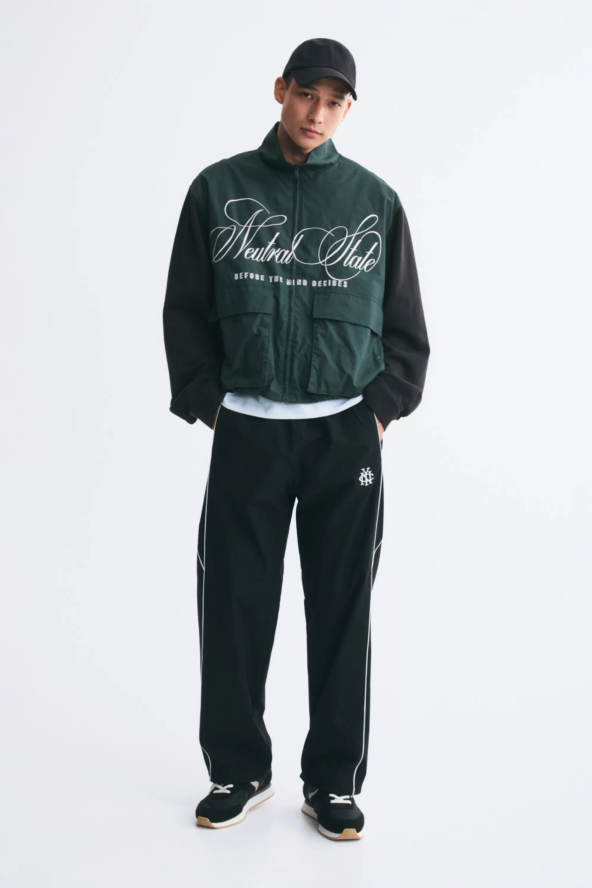 Veste imprimée - Vert foncé/Neutral State