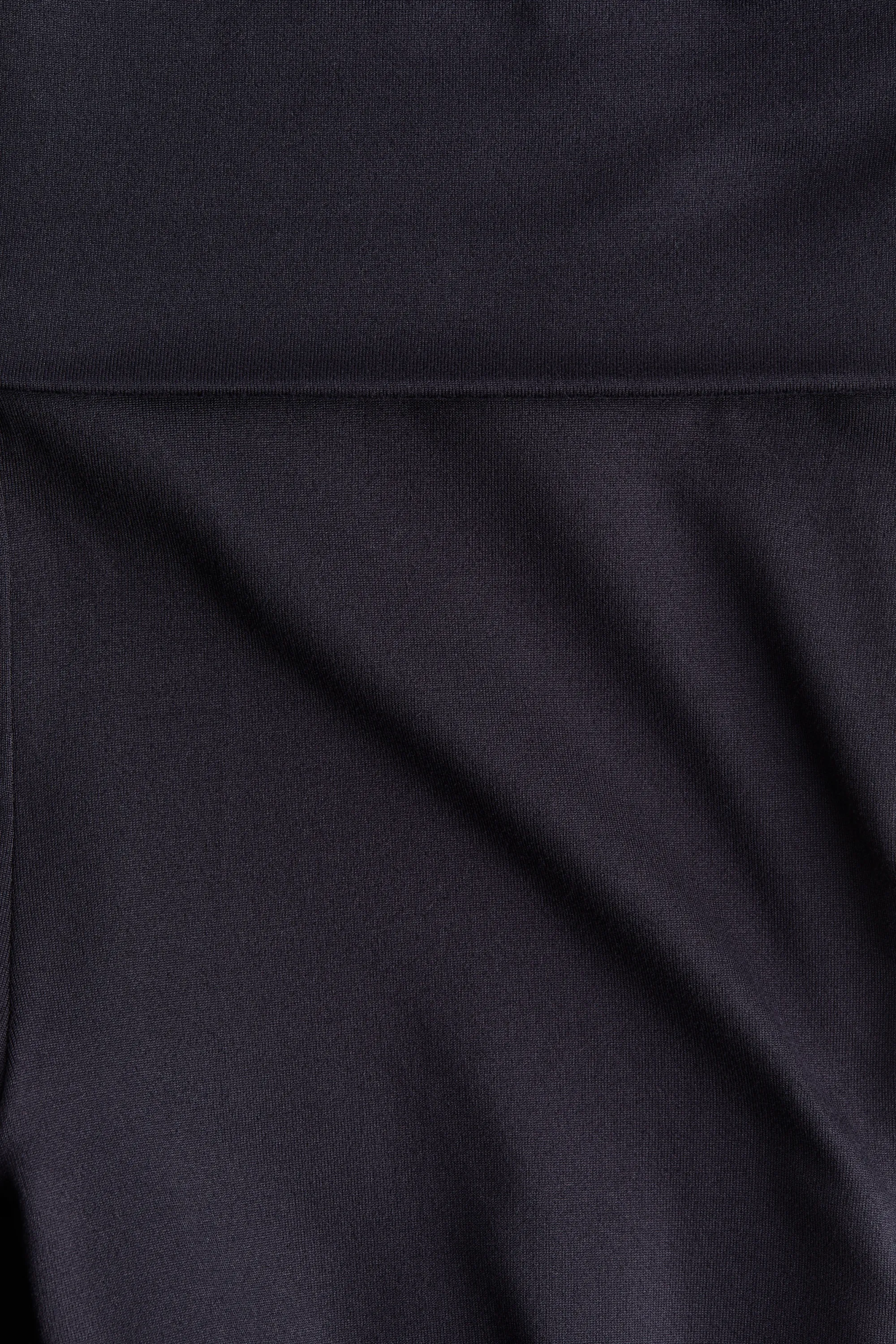 Pantalon évasé au toucher doux - Quasi noir
