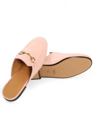 Mules Princetown plates en cuir rose bonbon mors dorés Prix boutique 820€ Taille 36 — photo 5