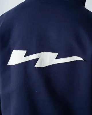 W Patch Hoodie Navy — photo 5
