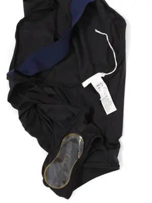 Maillot de bain une pièce asymétrique noir et bleu marine Prix Boutique 500€ Taille XS/S — photo 5