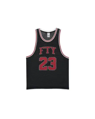 Jordan x FTY Basketball Jersey Black Light Crimson — photo 1