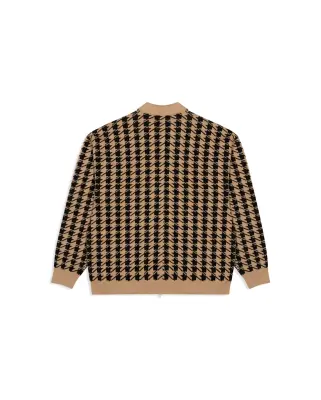 Houndstooth Cardigan Irish Cream — photo 3