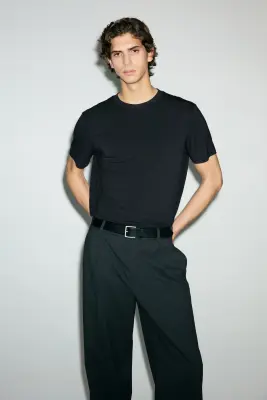 T-shirt Warming Regular Fit - Noir — photo 3