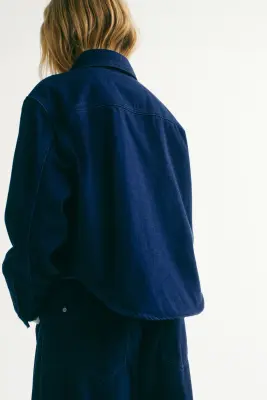 Chemise en denim - Bleu denim foncé — photo 2