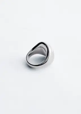 Bague coquillage d’exception - Argenté — photo 1