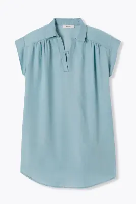 Robe courte en lyocell Femme — photo 1